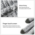 1 Pair of Stylish Touch Screen Winter Gloves for Women (No Color Choice) Men Winter Knitted Gloves Warm Windproof Fashionable Touch Gloves with Ribbed Cuffs Comfortable Winter Gloves for Girls. 