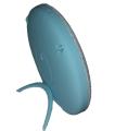 Portable Wireless Bluetooth Speaker Fabric Desktop Wall Hanging + Stand Function - Multicolour. 