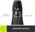 R400 Wireless Presenter - RF Remote Control Laser Pointer USB PPT Power Point Presentation Slide Changer. 