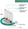Three Ball Spirometer for Lungs Exercise. 