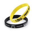 YQ504 Anime Comics Hunters Bangle Bracelets Elastic Wristlet Cartoons Sports Waterproof Black Wristband Rubber Bracelet Jewelry. 