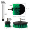 9Pcs Drill Brush Attachment Kit Power Scrubber Drill Brushes with 6 inch Long Reach Extension for Cleaning Bathroom, Kitchen, Garden, Floor, Tub, Bbq Tool, Automotive. 