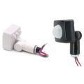 2PCS 220V Mini Human Infrared Sensor Infrared Sensor Switch LED Flood Light PIR Motion Sensor, White & Black. 