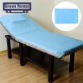 Green forest Disposal Bed Cover Rectangle Travel Hotel Disposable Bedding Sheet. 