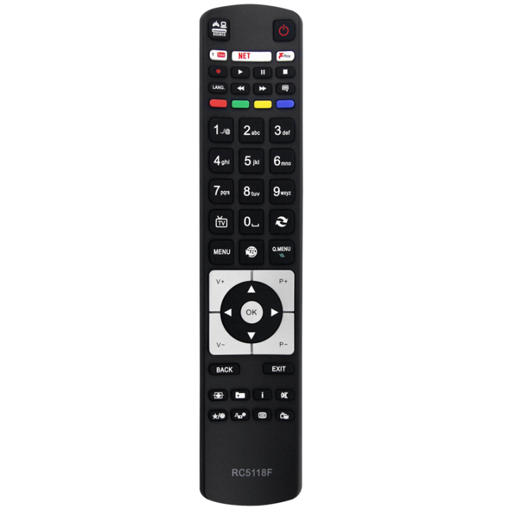 1 Piece Replace RC5118F Remote Control Replacement Accessories for Hitachi RC5117 RC5118 42HYT42U 50HYT62UH Smart TV