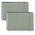 2 Pack Small Photo Albums, 6x4 Slip in Photo Albums 200 Photos Mini Flip Photo Book Album Portable Cover Memory Blue. 