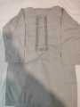 Grey-Kurta Shalwar Lawn Tar Kashi handwork. 