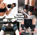 Weight Lifting Hooks Heavy Duty Lifting Wrist Straps for Pull ups Deadlift Straps for Power Lifting Lifting Grips with Padded Workout Straps for Weightlifting Gym Gloves for Men and Women (1 Pair). 