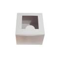 White Window Cake Box 12×12x6 Inch Height /Pack Of 10. 
