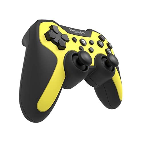 Maegoo Controller for Switch, Bluetooth Wireless Switch Controller with Gravity Sensor and Dual Vibration, Remote Gamepad Joypad Joysticks, Compatible with all systems of Switch. It can also be wired to a PC (Support Windows XP/ 7/8/10/11)
