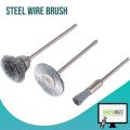 3 Mini Rotary Stainless Steel Wire Brush Wheel Set Kit For Drill Rotary Tools | Steel Wire Mini Brush Set 3 Pcs | 24-7 STORE. 