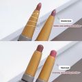 Double Ended Lip Liner Pen Thick 3D Lips Makeup Soft Matte Lipstick Pen Slender Lip Non-stick Cup Velvet Lipliner Cosmetics. 