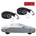 2pcs Universal Car Covers Fixed Automobile Hood Fixed Rope Strap Fixed Elastic Band Universal Car Cover Wind Belt. 