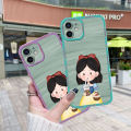 JIUMOO Case For Samsung S10e Case Fashion Colorful Oil Girl Thin Shockproof Square Edge Silicone TPU Casing Full Lens Cover Camera Protect Cases Soft Case. 