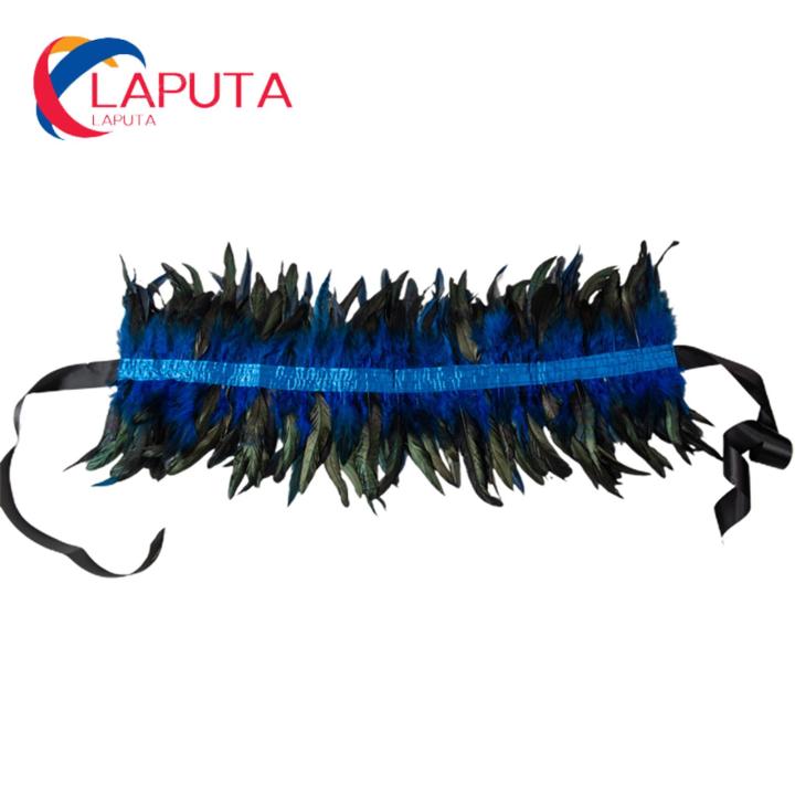 Adjustable Feather Wrap Soft Adjustable Faux Feather Shawl for Cosplay Stage Performance Gothic Collar Scarf Dancer Costume Wrap Cape Retro Style