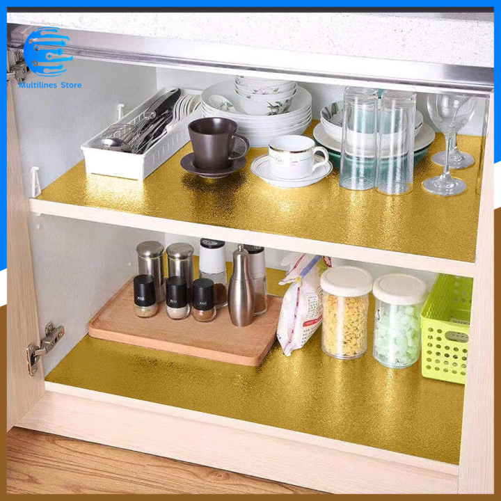 Gold%20Texture%20Contact%20Paper%20Peel%20and%20Stick%20Wallpaper%20Kitchen%20Self%20Adhesive%20Contact%20Paper%20Aluminum%20Foil%20Sheet%20Stickers%2060x200cm,%20Oil%20Proof%20Wallpaper,%20Waterproof%20Removable%20Wallpaper%20for%20Countertop%20Cabinet%20Drawer%20-%20Image%202