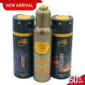 Body Spray Long-lasting Pack of 3 For Men & Women | Big Bottle 150ML MUSK| ALFARIS 120ML GAS FREE | SPLASH 150ML  Deodorants Men  Long Lasting |Gift Pack | Boys Girls | Fresh Fragrances Perfumed Scent Body Spray Value Budget Pack Imported High Quality. 