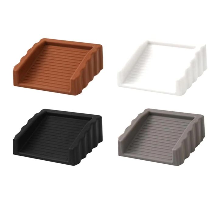 Self-locking Invisible Door Stop Wedges Rubber Floor Mounted No ...