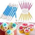 Set Of 6 Pieces Fondant Cake Decorating Kit & Sugarcraft Modelling Tools (Assorted Color). 