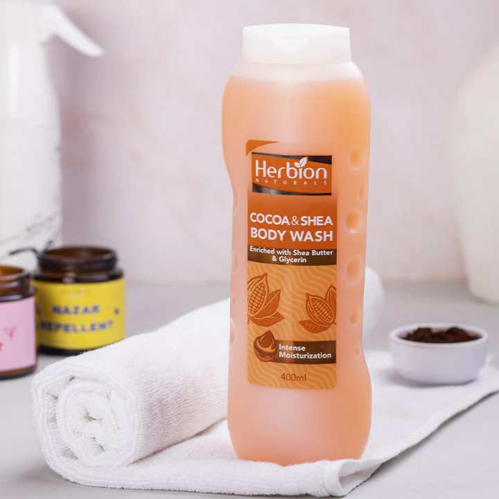 Herbion Naturals Cocoa & Shea Body Wash - 400ML