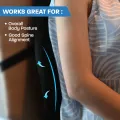 FixOrtho BackCare Foam Cushion For Office Chair & Car Seat with MASSAGE BUBBLES Support - Upper & Lower Lumbar Support. 