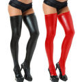 Tight Stockings Multipurpose Faux Leather Legging Socks Women Costume. 