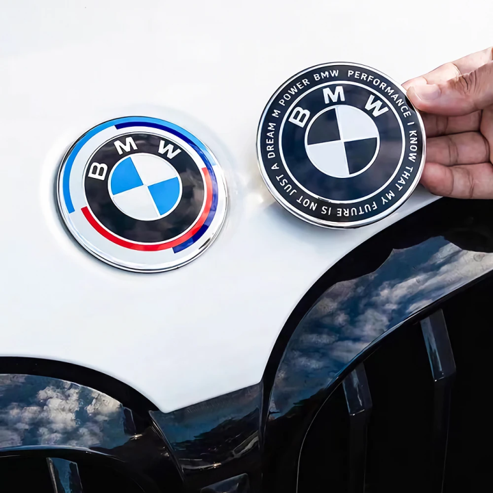 74mm 82mm Car Front Hood Emblem Logo Rear Trunk Badge for BMW E30 E38 E39 E46 E60 E61 E90 X1 X3 X4 X5 X6 E70 E83 X5 F10 F30 F32
