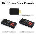 Portable 2.4g wireless 1800 games mini game dual controller switch joystick console USB tv pc gamepad pc wireless controller X2 retro double control gamepad. 