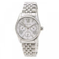Michael Kors Silver Dial Silver Stainless Steel Watch For Men MK-5807. 