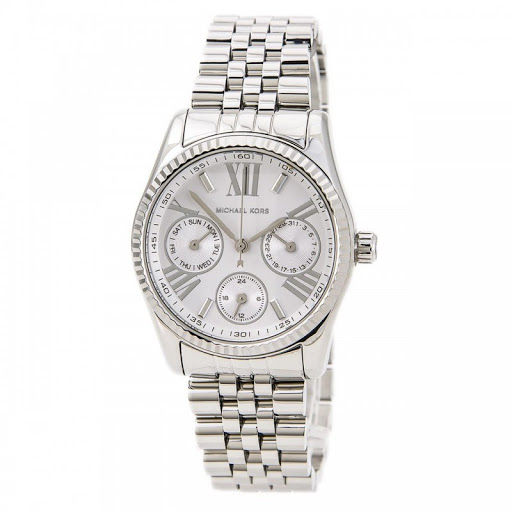 Michael Kors Silver Dial Silver Stainless Steel Watch For Men MK-5807