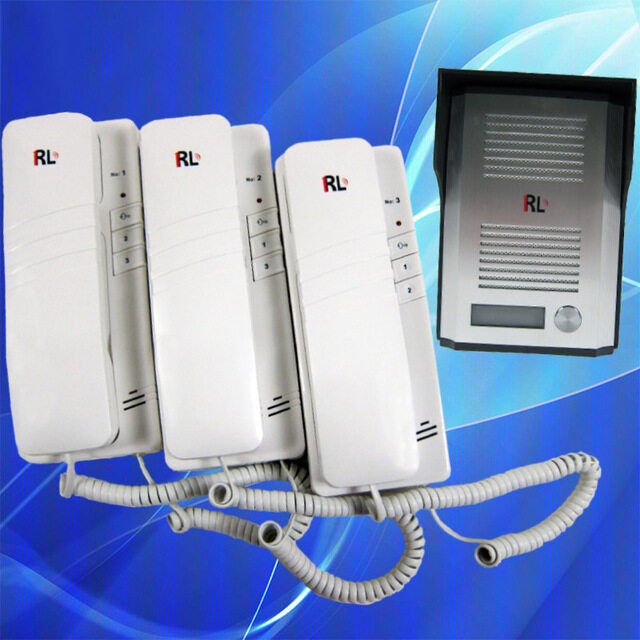Triple Unit 3 Set Doorbell Door Phone Intercom High Quality