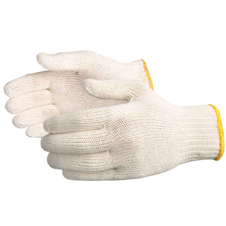 Cotton Knitted Gloves Pack of 12 Pair - For Industrial / Factory / Winter