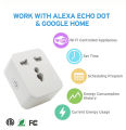 Graffiti WiFi + Bluetooth Timing American Standard Pin Multi Function Conversion Smart Socket 10A 16A Switch Plug Intelligent Schedule. 