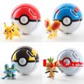 AAY-Throw Automatically Bounce Pokeball With Pokemon Pikachu Anime Action. 