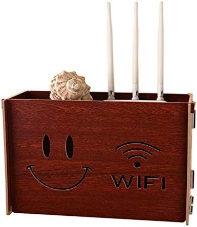 Multipurpose Wooden Wall Hanger | Wifi extender holder | Wifi Router Hanger | Wall Hanging Stand For Wifi Antena | Wifi device Holder on Wall | Wall Mounted wifi device Holder I Decorating Items I Decorating Items For Home I Decoration