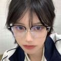 2024 Wang Buran's myopia glasses are handsome, gentle and scum for men. They have prescription anti-blue light radiation flat frames for women. ARMANI FSJAINGS. 