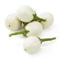 20+ F1 Hybrid White Eggplant, Baingan, Brinjal - Kitchen Gardening Vegetable Seeds. 