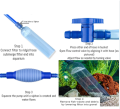 Aquarium Cleaner Tool Siphon Gravel Suction Pipe Filter for Fish Tank, Vacuum Water Change Pump Tools Best Cleaning Tool For Aquarium. 