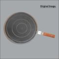 Iron Tawa Full Size Metal 14 Inch Durable Quality Heavy Duty for Roti Maker Tawa Iron Tawa 36cm Tawa for Pratha Dosa Maker Iron Pan for Chapati Loha Tawa Original With Wooden Handle Ulta Tawa Metal 13 Inch 12 Inch 30cm 33cm. 