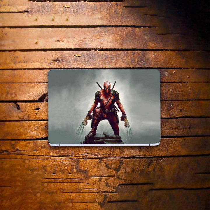 Deadpool Laptop Back Skin-Laptop Skin Vinyl   Sticker Decal,  13  13.3  14.6  15  15.4    15.6 inch Laptop Skin Sticker Cover For All   Laptops