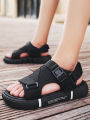 Men's Flat Sandals Casual Sandals Mesh Rubber Sole. 