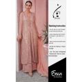 BRAND NAME * LAAM**    FABRIC * (Shirt)..CHIFFON   FRONT Heavy Embroidered Front With Squence wokr ** BY BANO COLLECTIONS**. 
