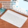 WIRELESS KEYBOARD BLUETOOTH RECHARGEABLE FOR -TABLET-MOBILE-LAPTOP CONNECT VIA BLUETOOTH. 