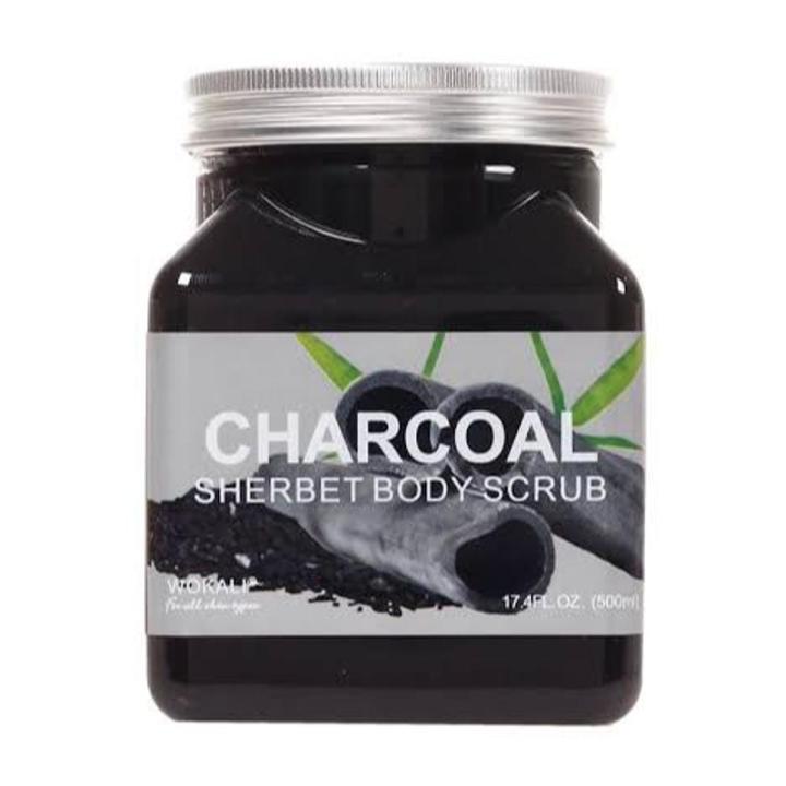 Wokali Char-coal Sherbet Body Scrub 350ml