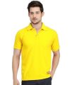 Yellow Polo Shirt for Men. Men 100% Cotton Pique Polo Shirts. 