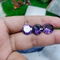 Original Zircon Purple Color DIMOND Cut Gemstone 13.90 crt ± 1crt For Ring,Bracelet,Pendant. 