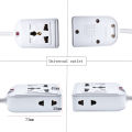 Universal US/EU/UK/AU/CN Plug 10A 250V Power Strip Extension Socket Power Outlet Adapter For Office Home. 