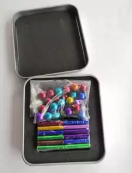 8mm%20Balls%20and%20%20Magnetic%20Rods%20Multi%20Colour%20Rods%20Toy,Magnet%20Balls%20and%20Sticks%20(63%20pcs)%20-%20Image%202