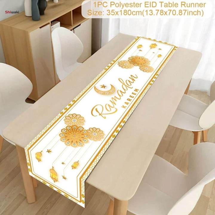 Eid Table Runner Ramadan Decoration for Celebration