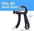 Histro Pack of 2 Hand Grip Strengthener counting Adjustable Resistance 10-130 Lbs Forearm 5 to 60kgs Hand Grip Strengthener Adjustable Resistance 22-130 Lbs (10-60kg) - Fitness Equipment Spring Loaded for Muscle Recovery Hand Gripper Trainer, Exerciser,. 
